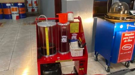 Equipamento de troca de óleo profissional